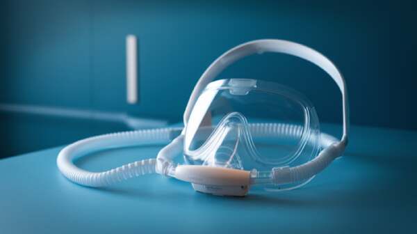 A clinical sleep medicine setting with modern sleep apnea treatment devices