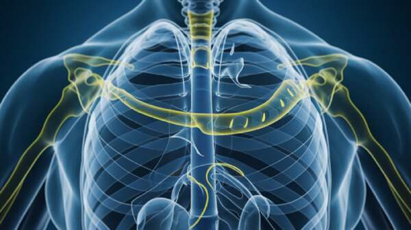Medical illustration showing weight loss surgery impact on sleep apnea airways