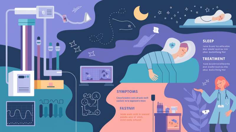 Infographic: sleep apnea in women symptoms and treatment